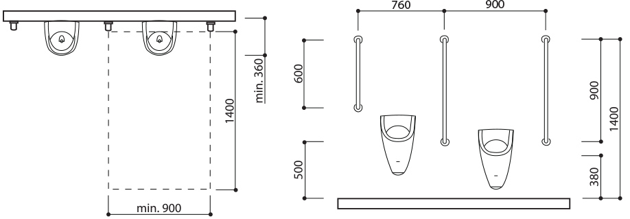 urinal-accessory-installation